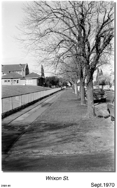 Wrixon Street looking south, 1970