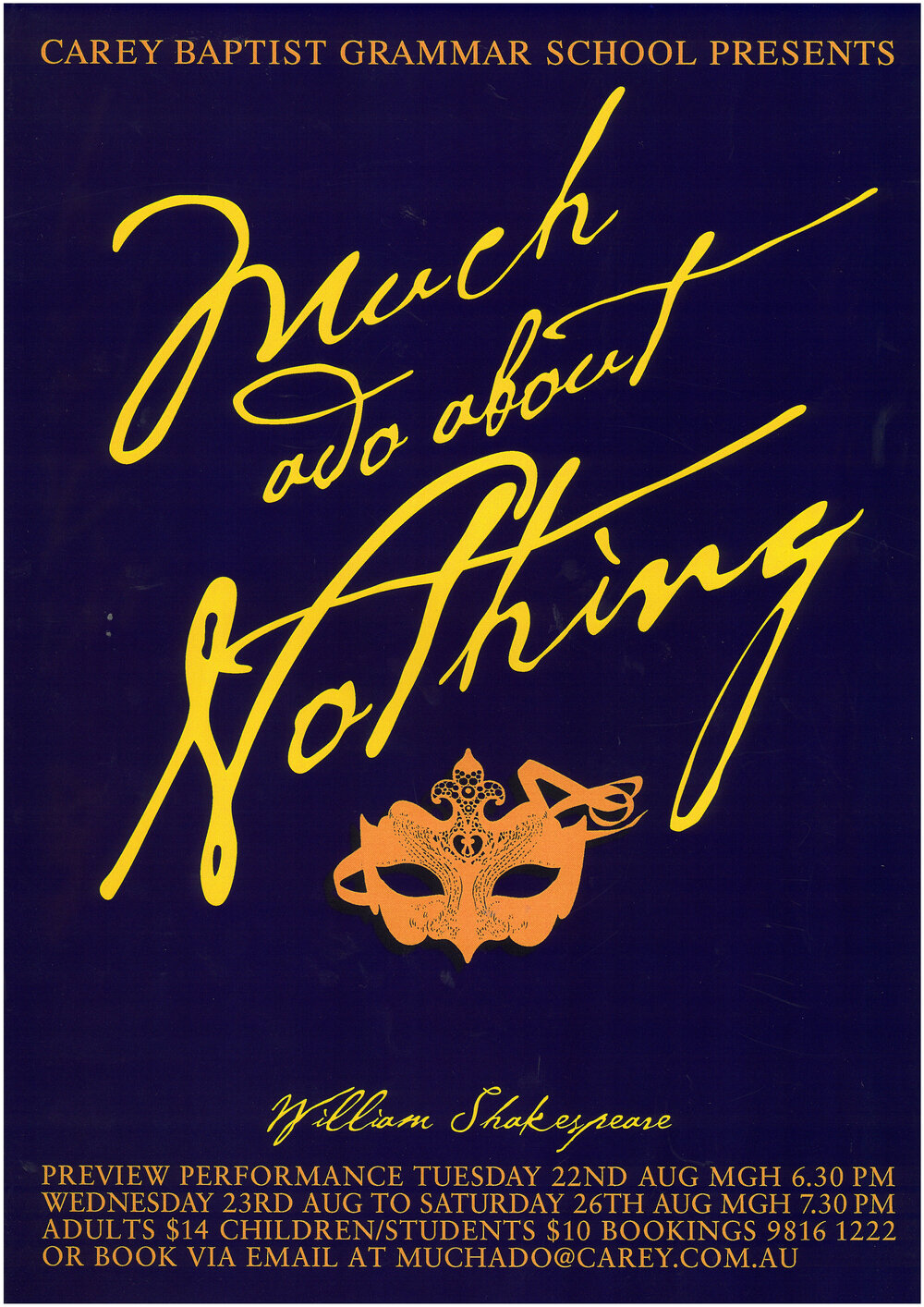 'Much ado about nothing' promotional poster, 2006