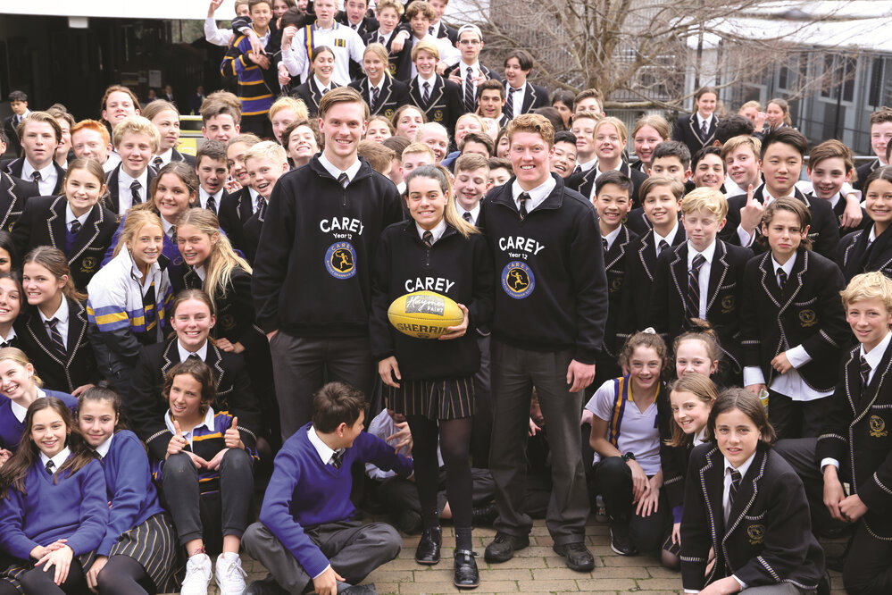 Boys' football premiership team members of 2019 who were picked in the AFL draft, 2019