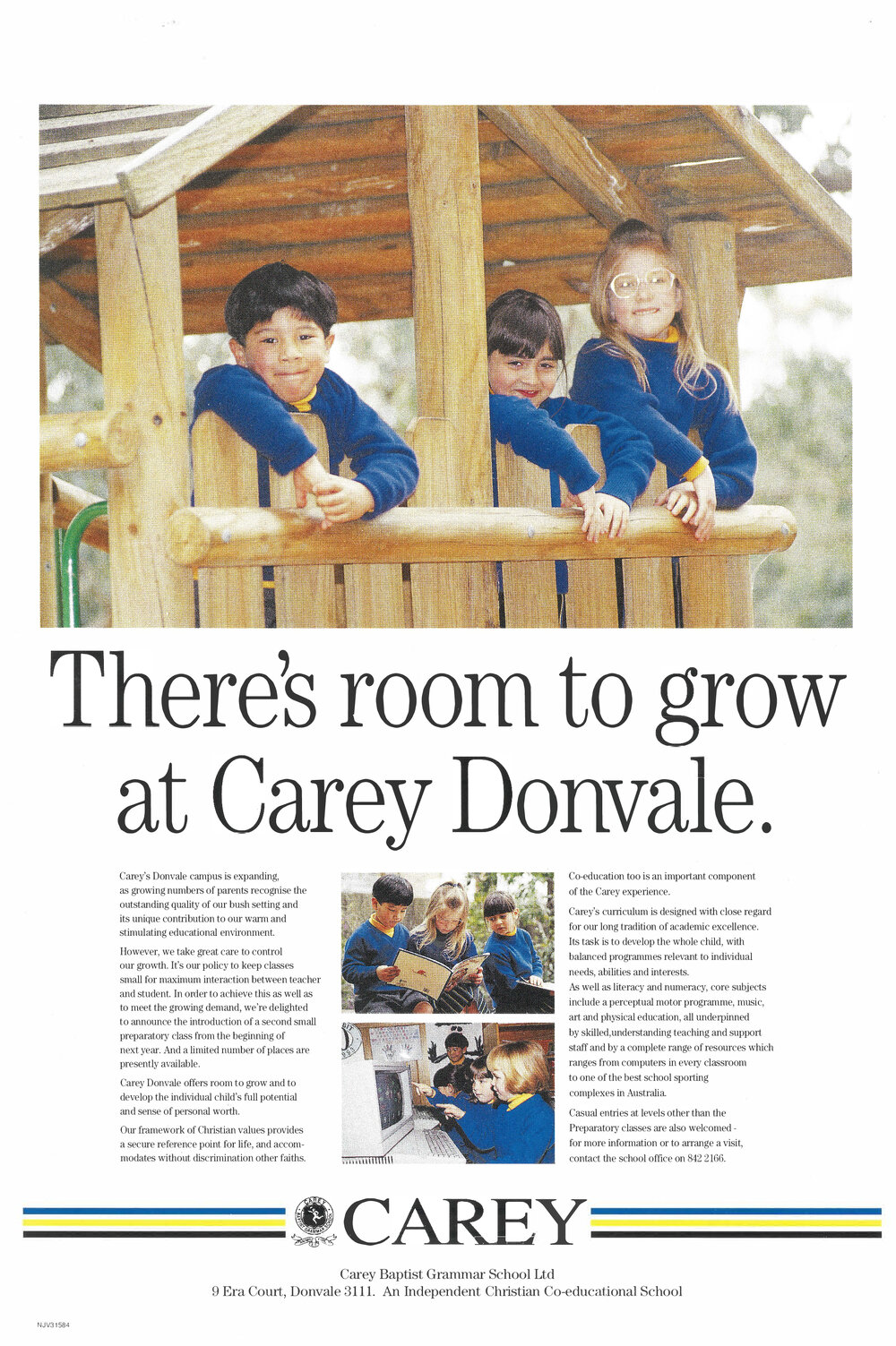 There's room to grow at Carey Donvale, 1990s