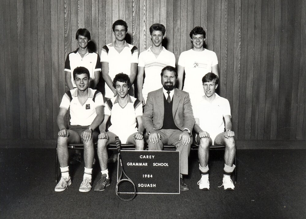 Squash team, 1984