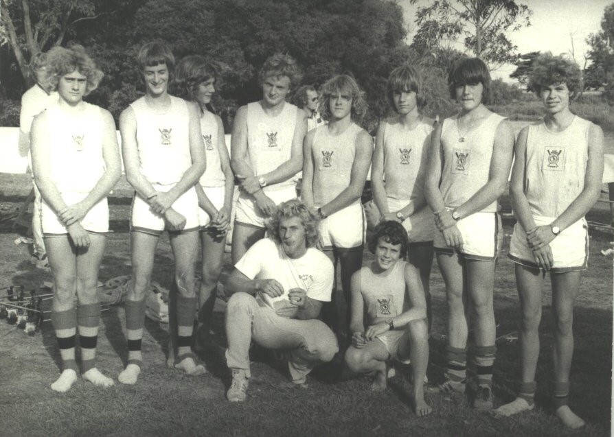 Rowing team, 1975