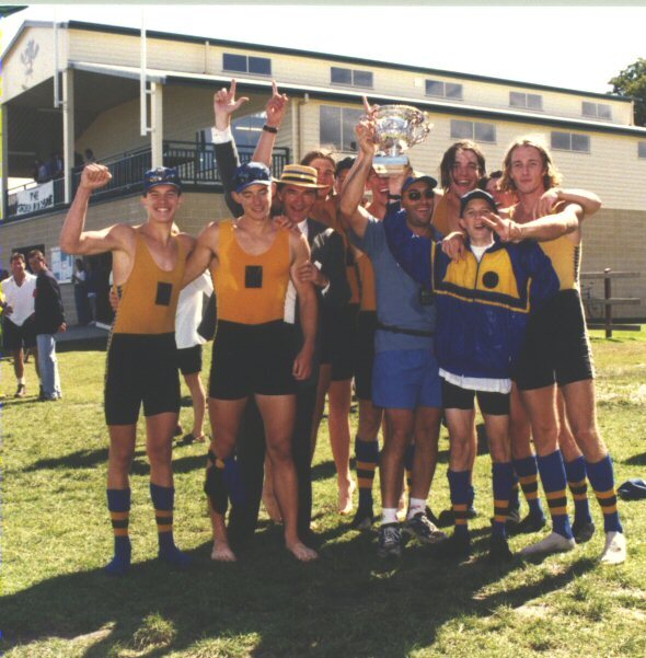 Rowing crew with Ross Millikan