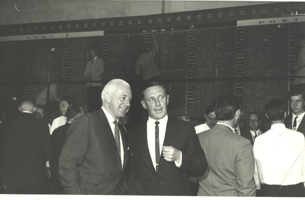 Harold Holt and Alfred Mellor, 1960