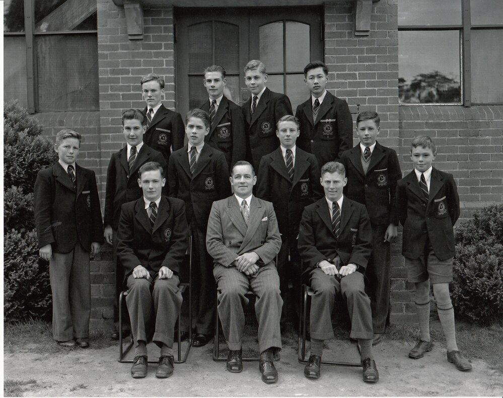 Swimming team, 1952