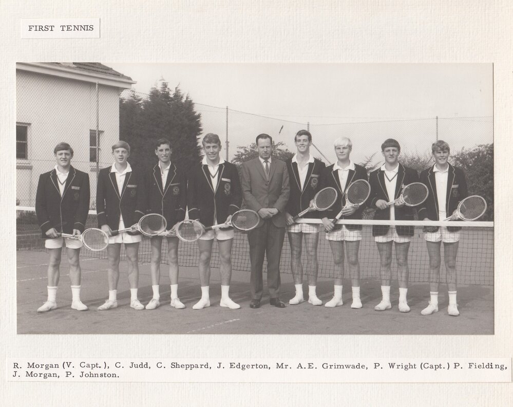 Tennis team, 1965