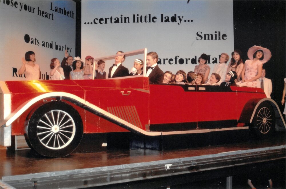 Scene from Senior School musical 'Me and My Girl', 2005