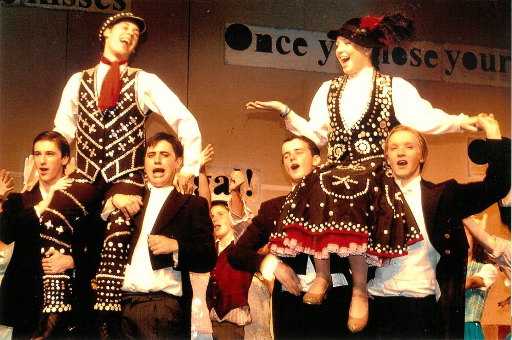 Scene from Senior School musical 'Me and My Girl', 2005