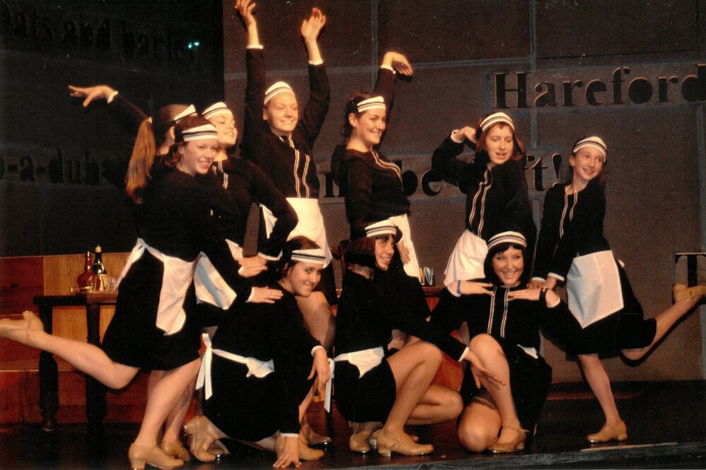 Scene from Senior School musical 'Me and My Girl', 2005