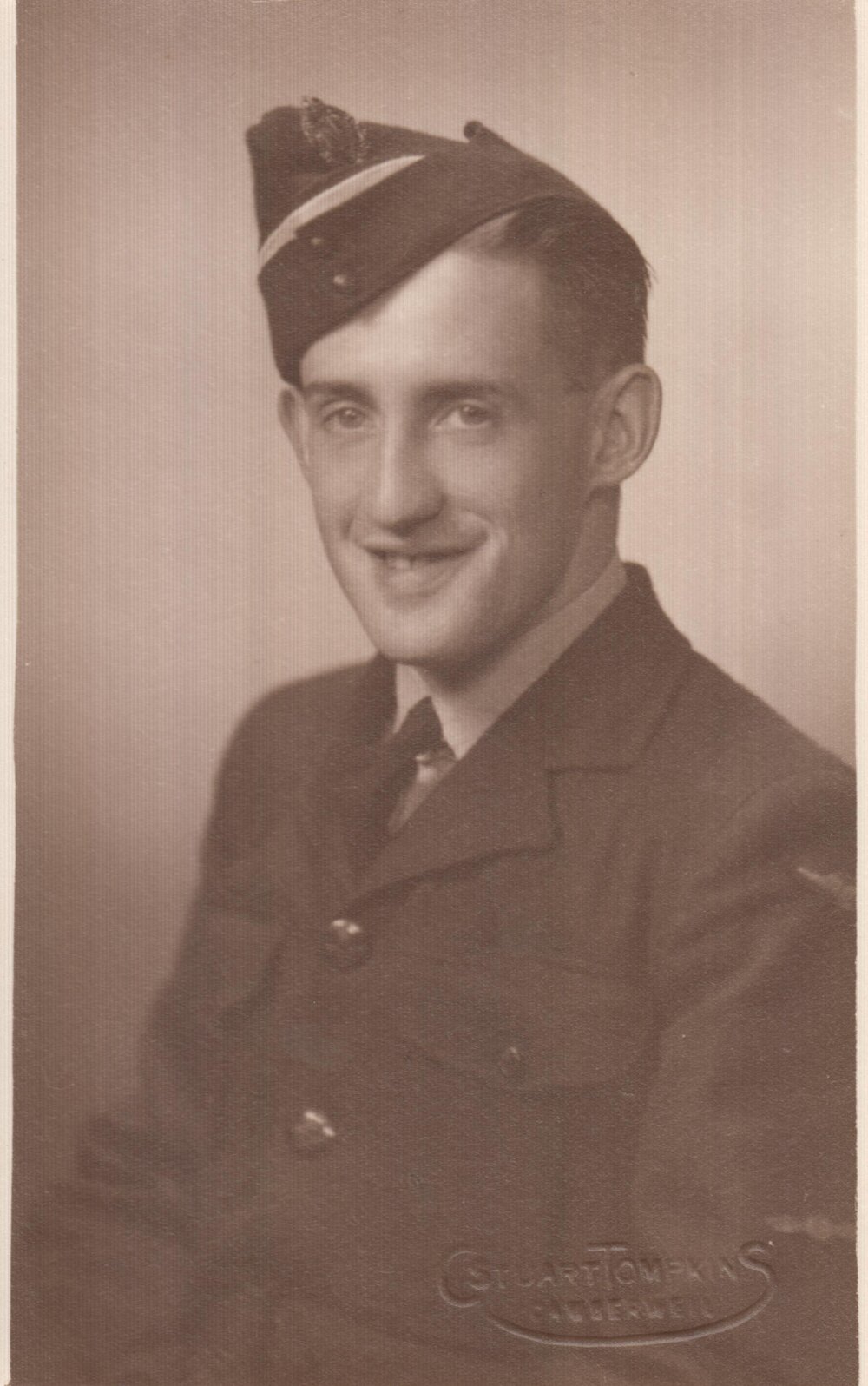 Roger Eaton in uniform, 1940s