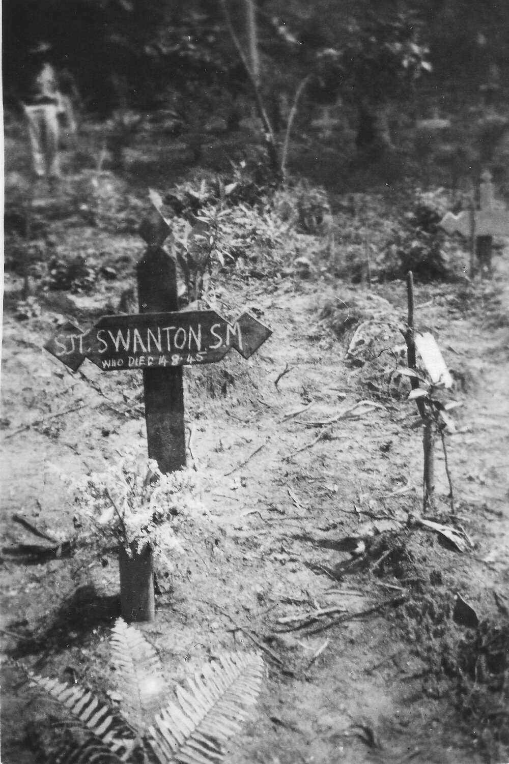 Grave of Stuart Mill Swanton, 1940s