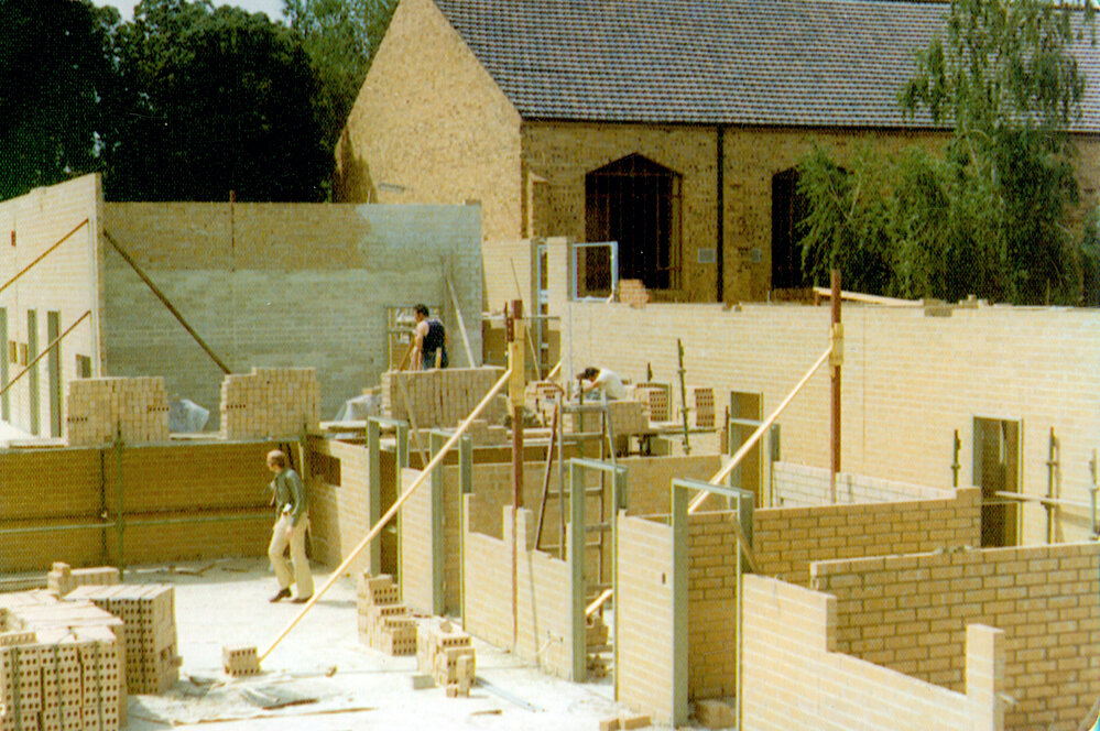 Construction of the HG &amp; W Steele Wing, 1972