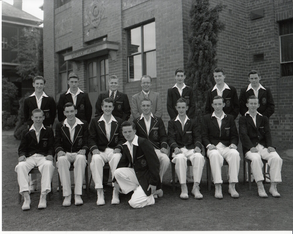First XI cricket team, 1953