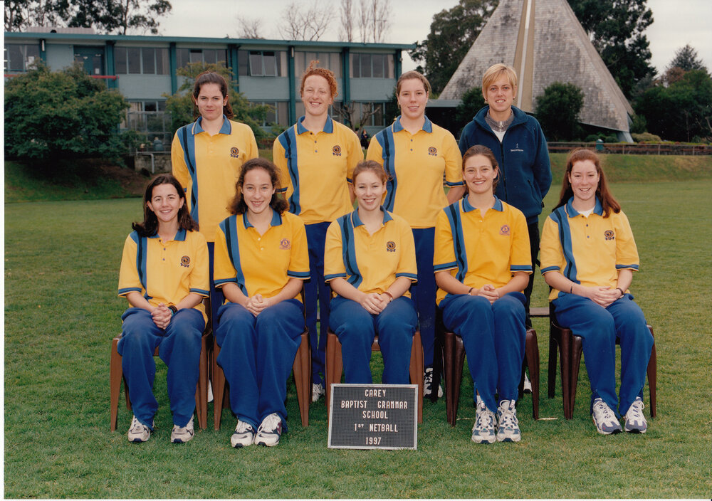 1st netball team, 1997