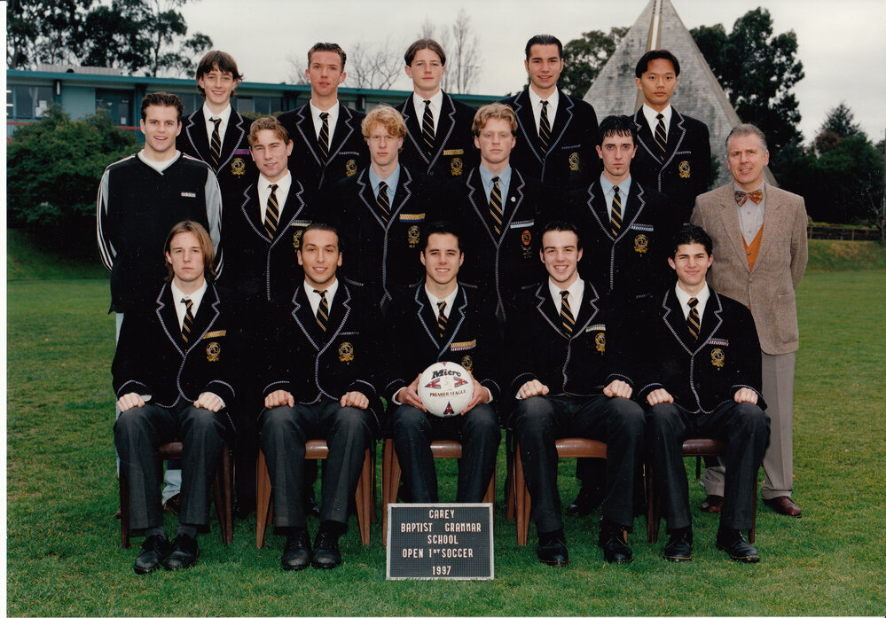 Open 1st soccer team, 1997