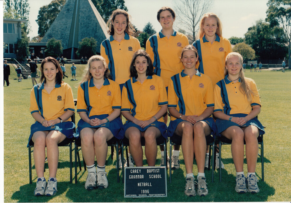 Netball team, 1996