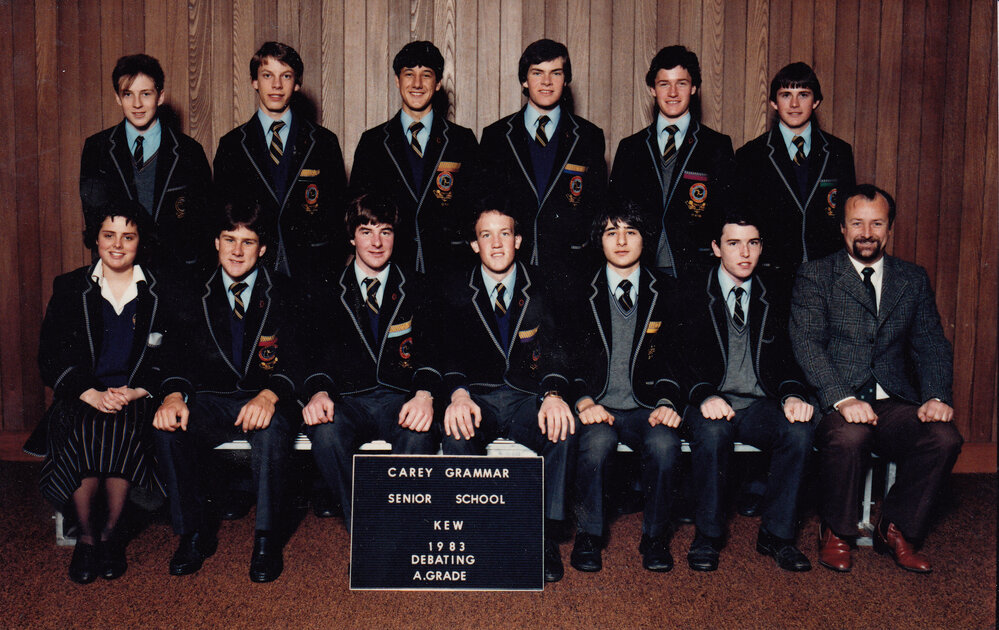 A Grade debating team, 1983