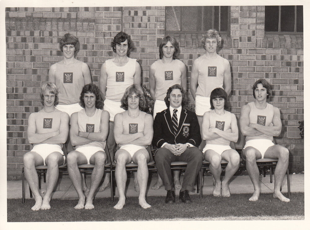 Rowing first crew, 1976