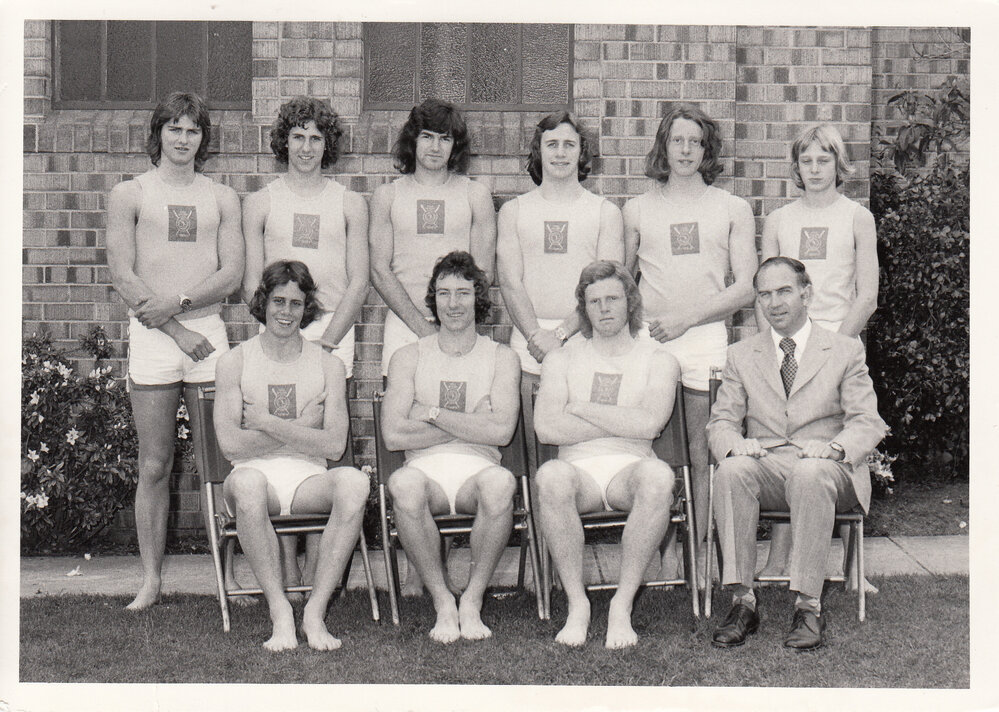 Rowing team, 1975