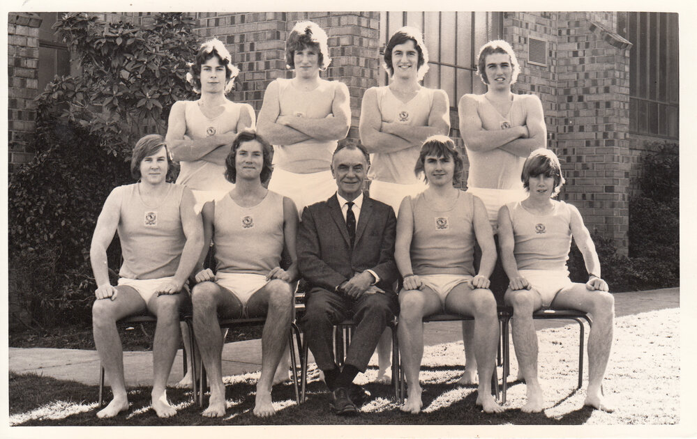 Rowing first crew, 1972