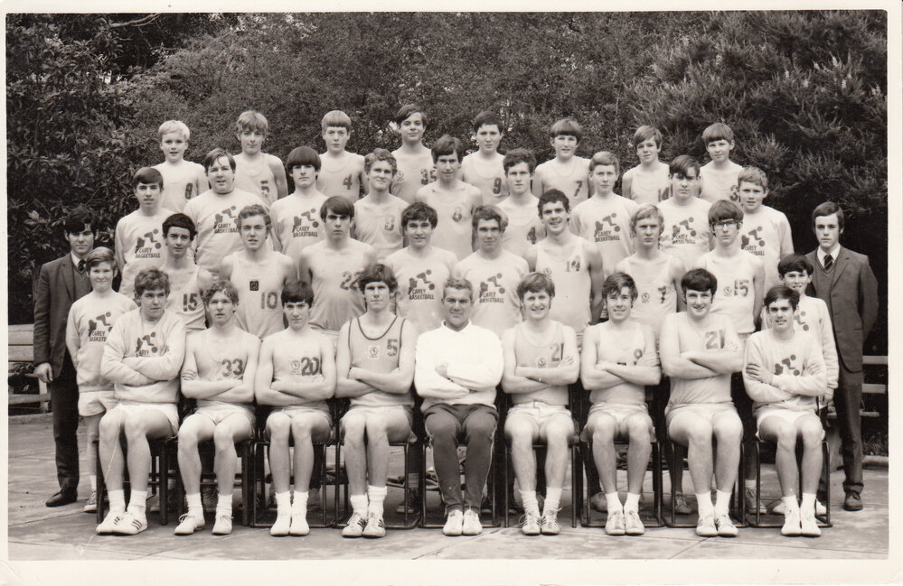 Basketball team, 1970