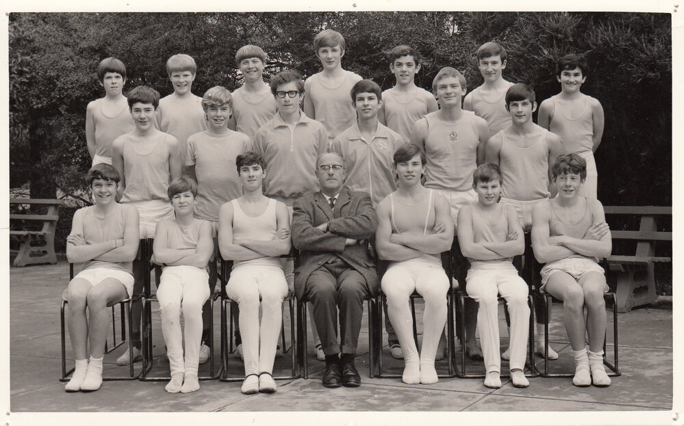 Gymnastics team, 1970