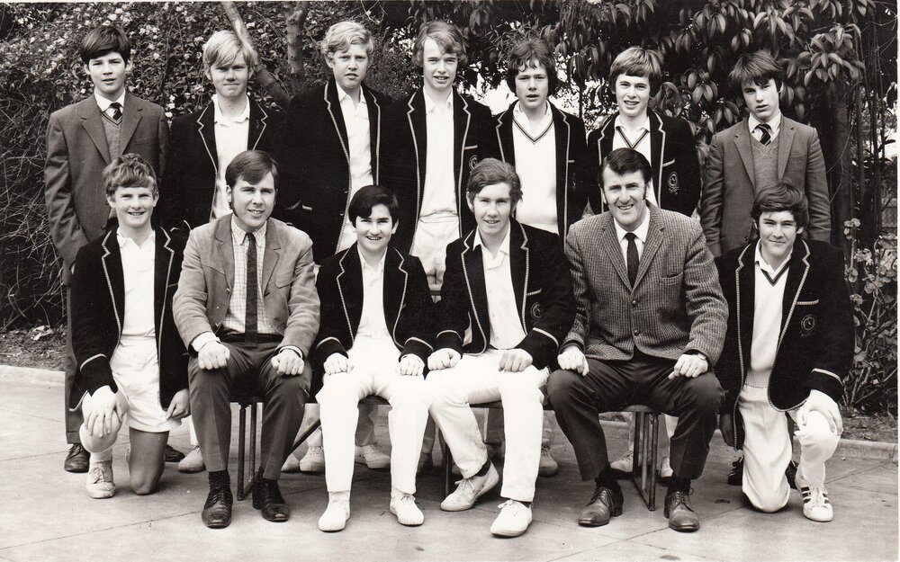 Under 15A cricket team, 1971