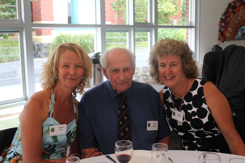 Alastair Carey and daughters, 2015