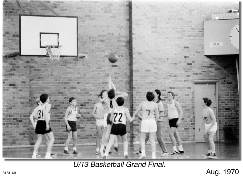 Under 13 basketball grand final, 1970