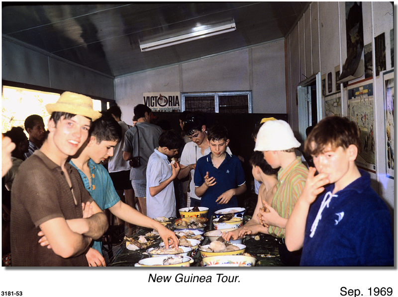 New Guinea tour, 1969