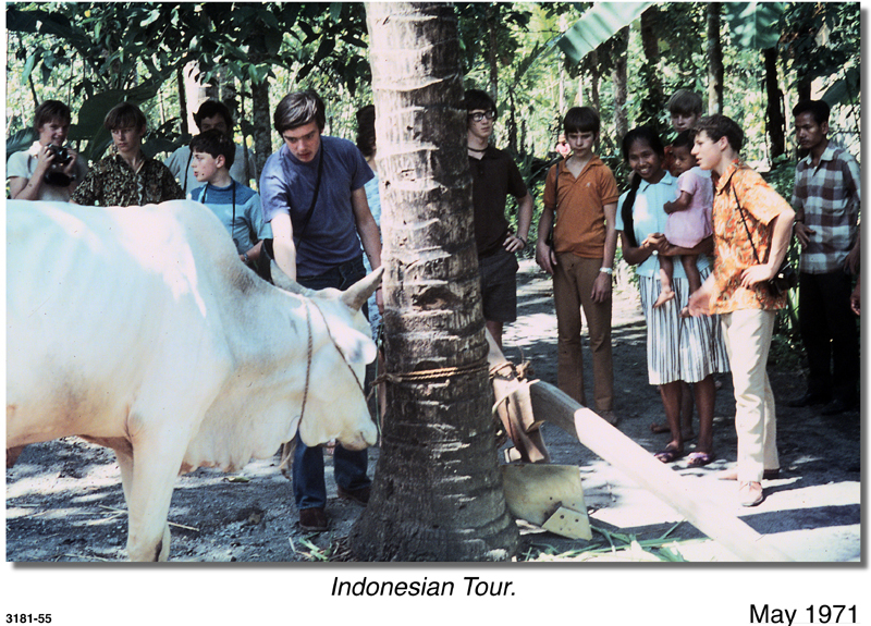 Indonesian tour, 1971