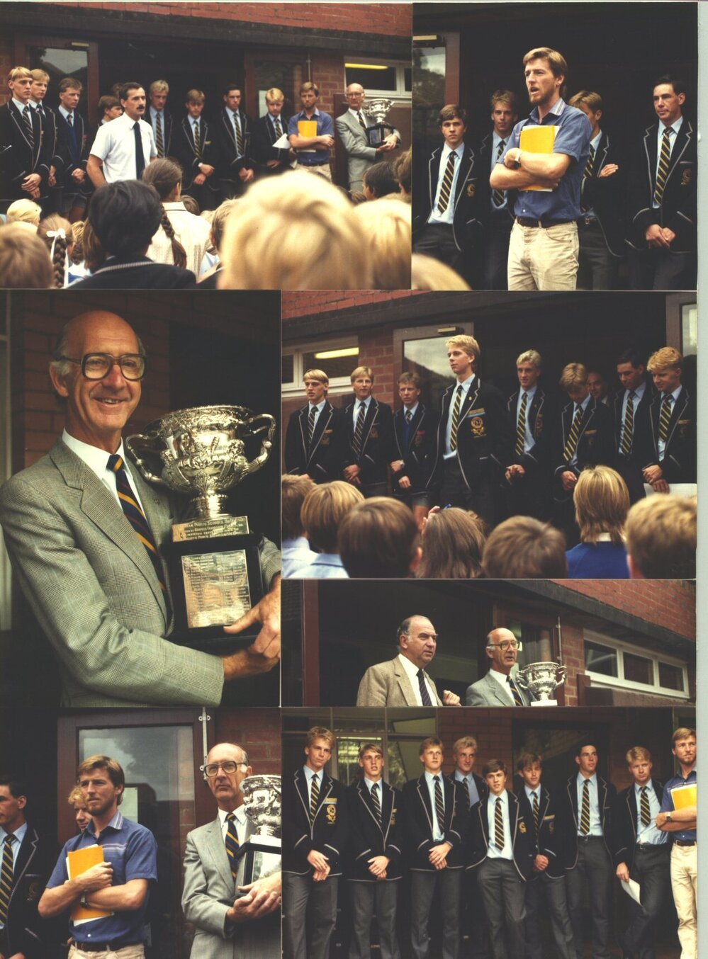 Head of the River photo collage, 1985