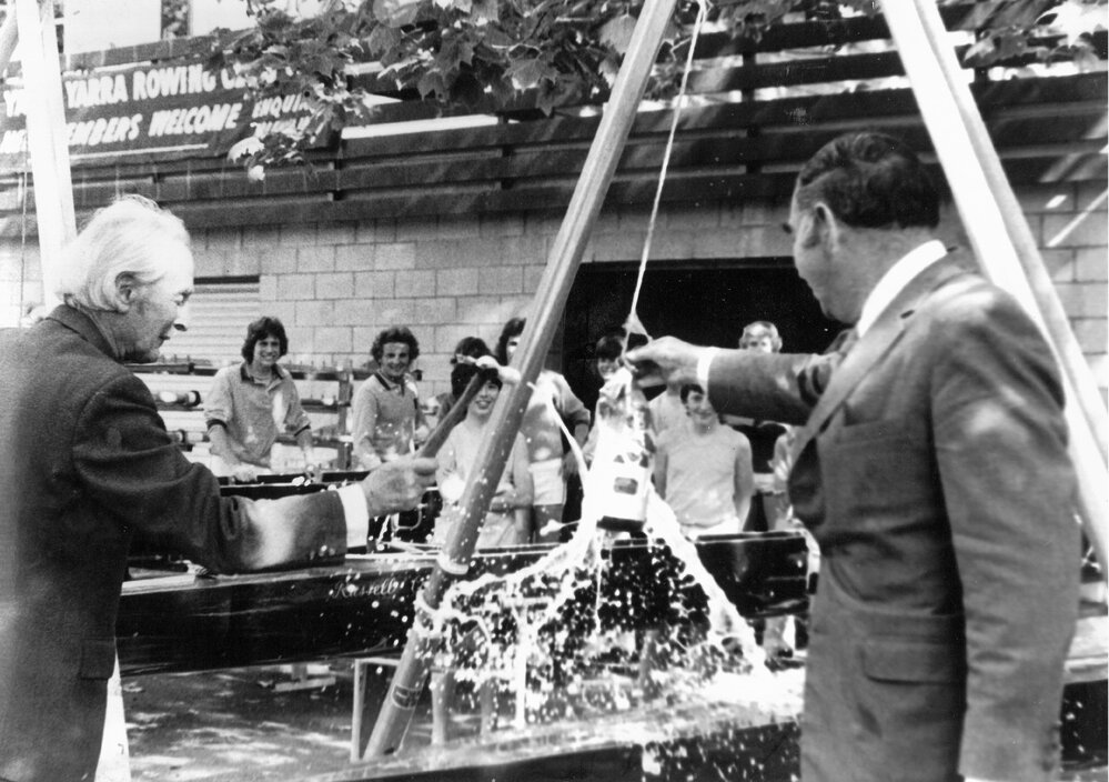 Christening of the 'Russell Costello', 1976