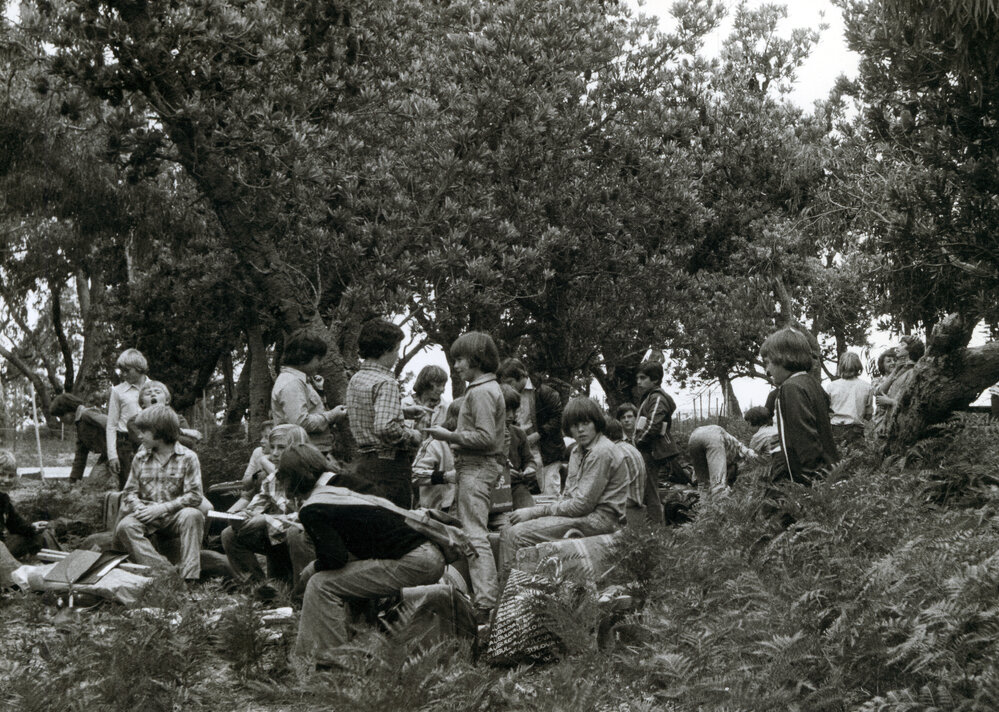 Students at Toonallook, 1970s