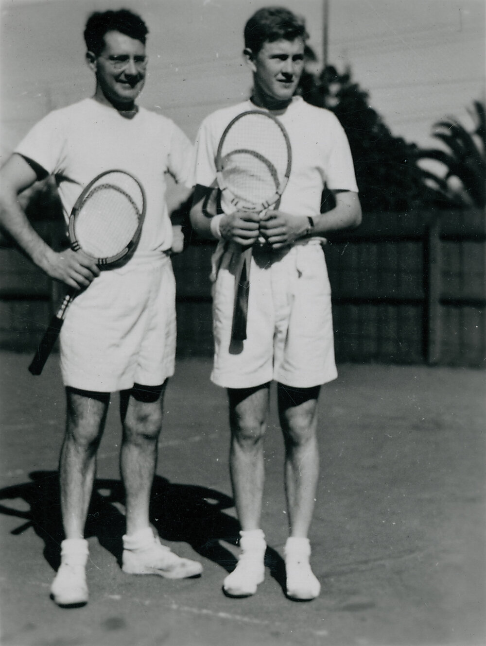 Tennis players, 1950s