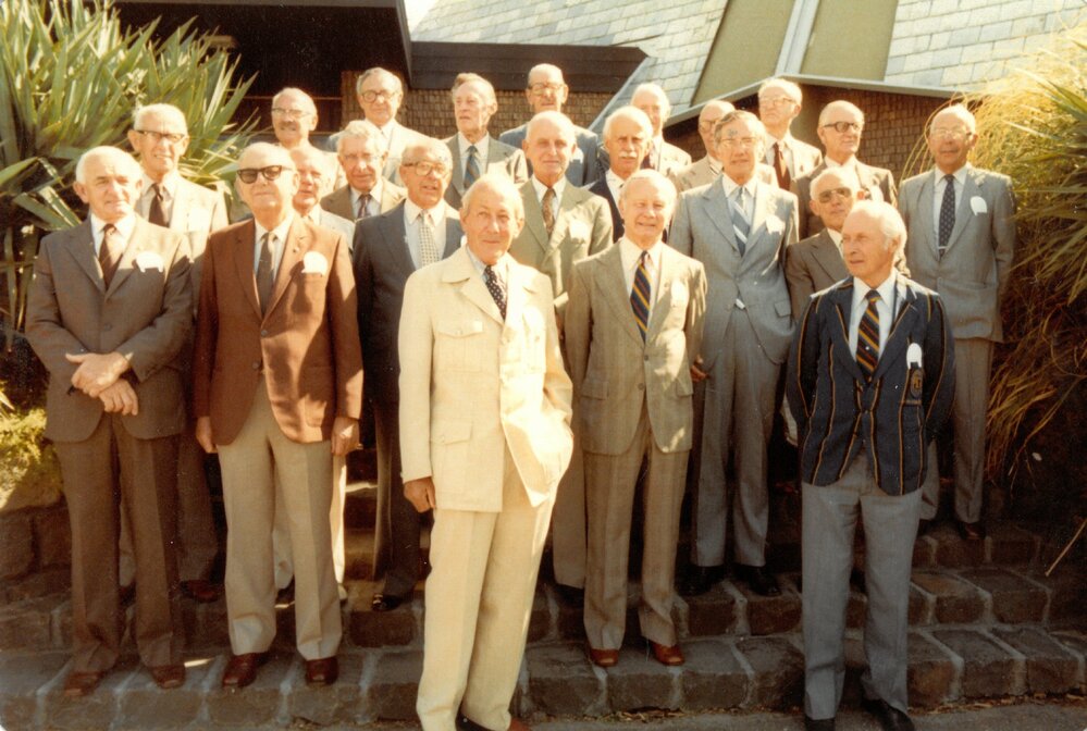 Foundation scholars who attended the 60th diamond jubilee, 1983