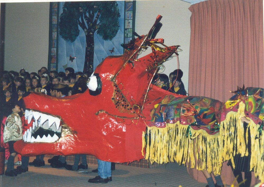 Donvale's giant Chinese dragon, 1998