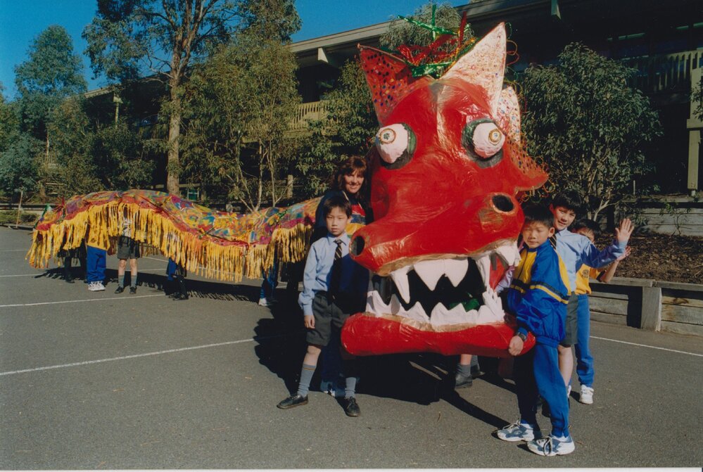 Donvale's giant Chinese dragon, 1998