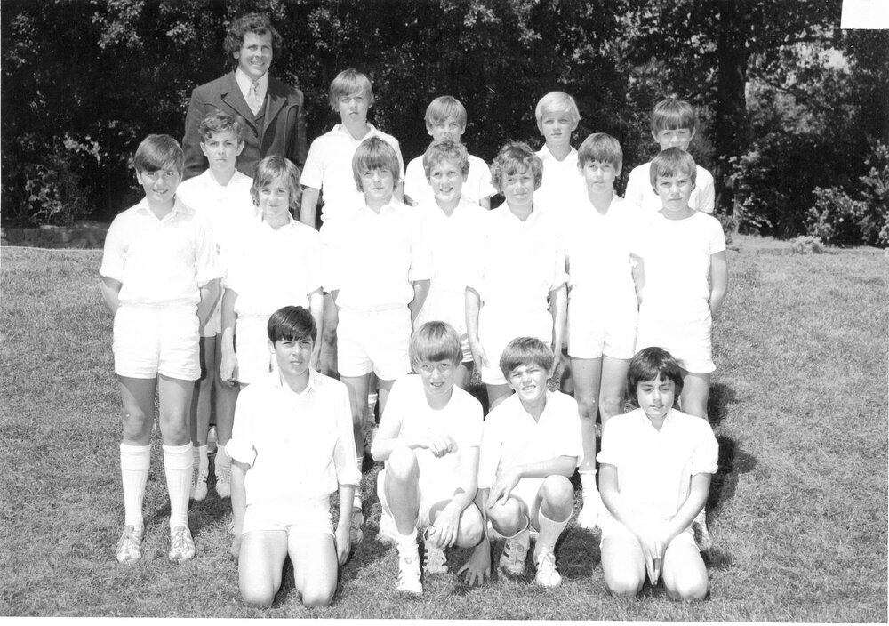Junior School cricket team, 1972