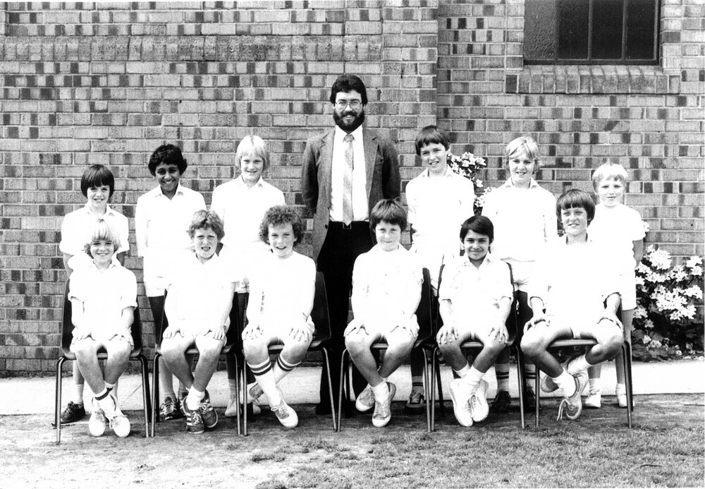 Under 11 cricket team, 1980