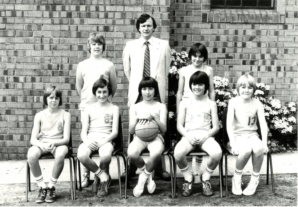 Under 13A basketball team, 1980
