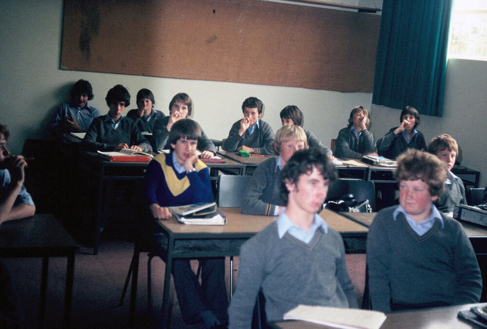 Year 8 classroom, 1982