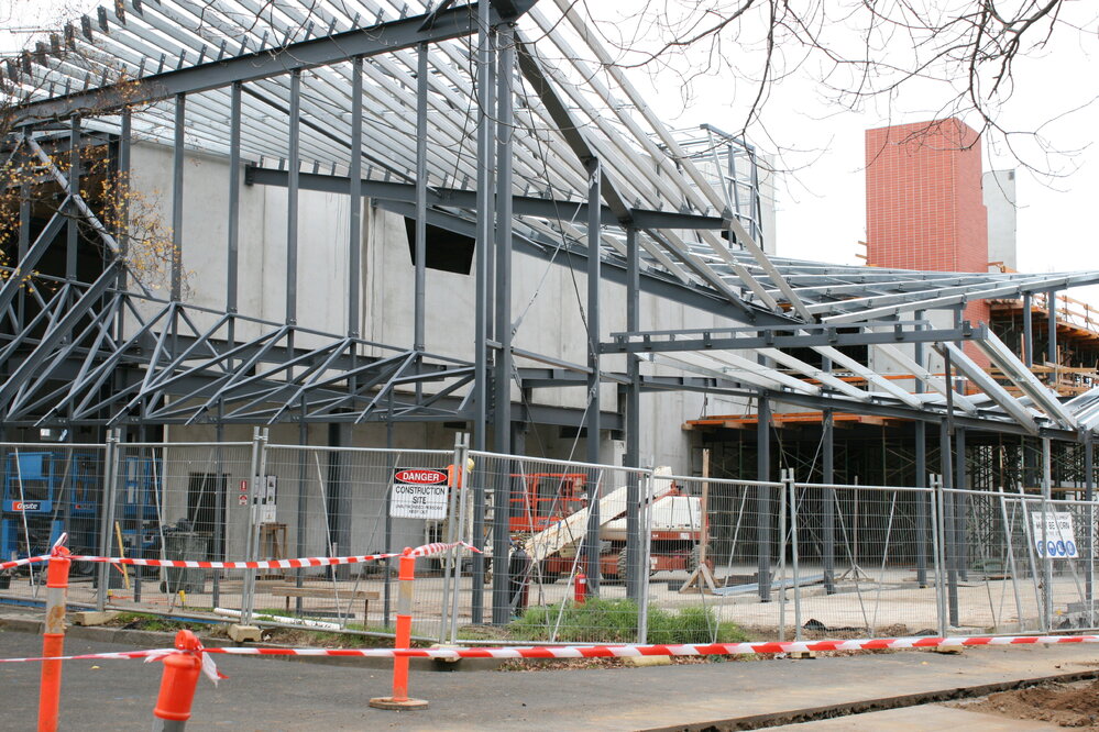 Construction of the De Young Performing Arts Centre, 2006