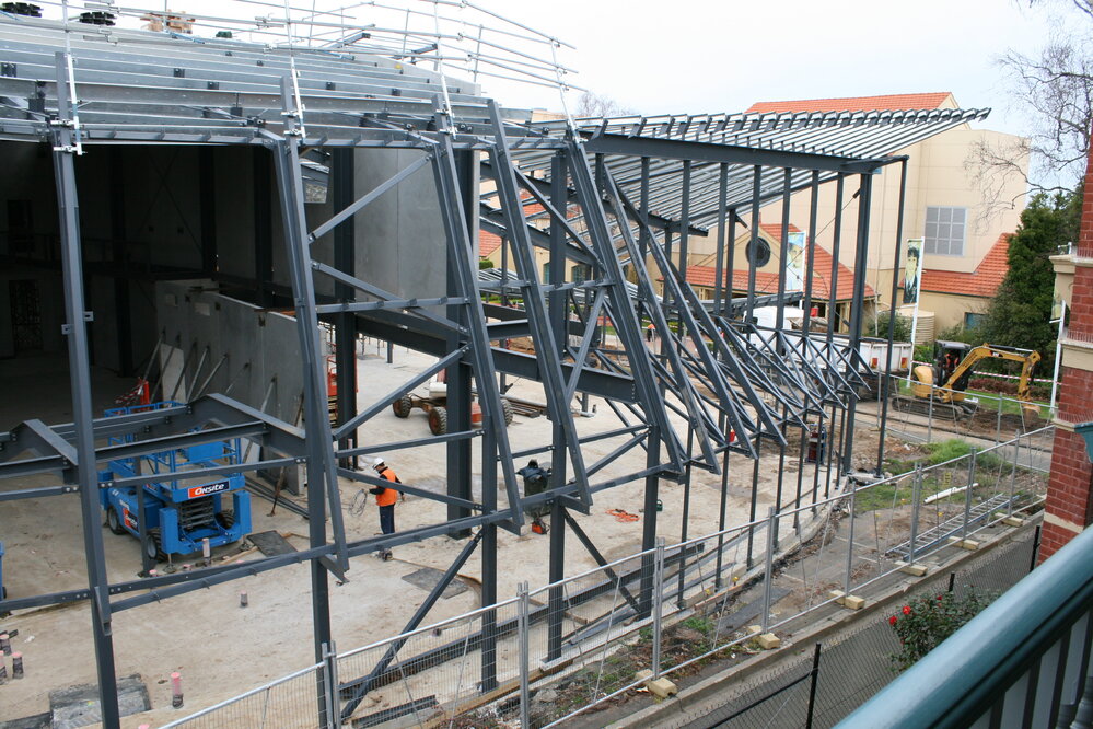 Construction of the De Young Performing Arts Centre, 2006