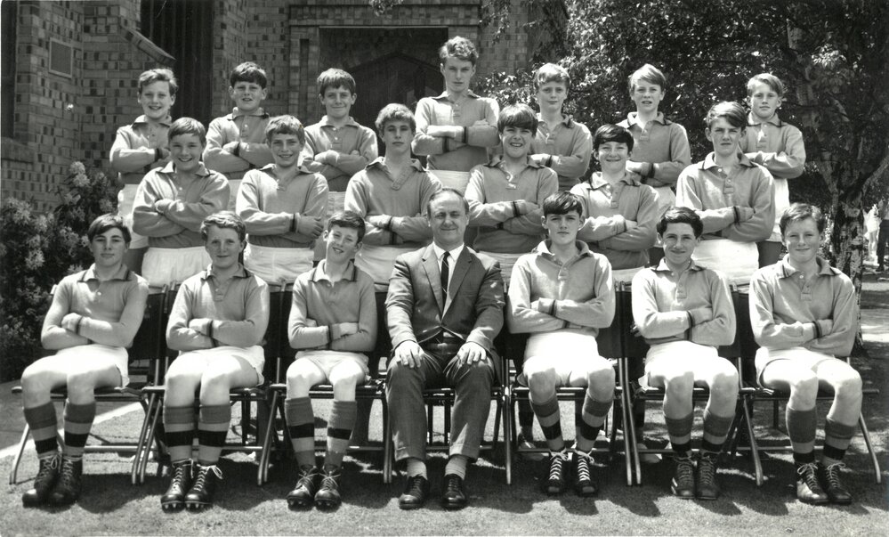 Under 14B undefeated football team, 1966