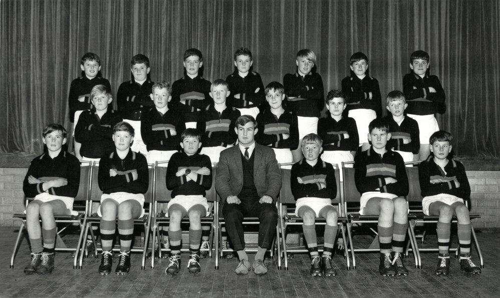 Junior School Open B football team, 1966