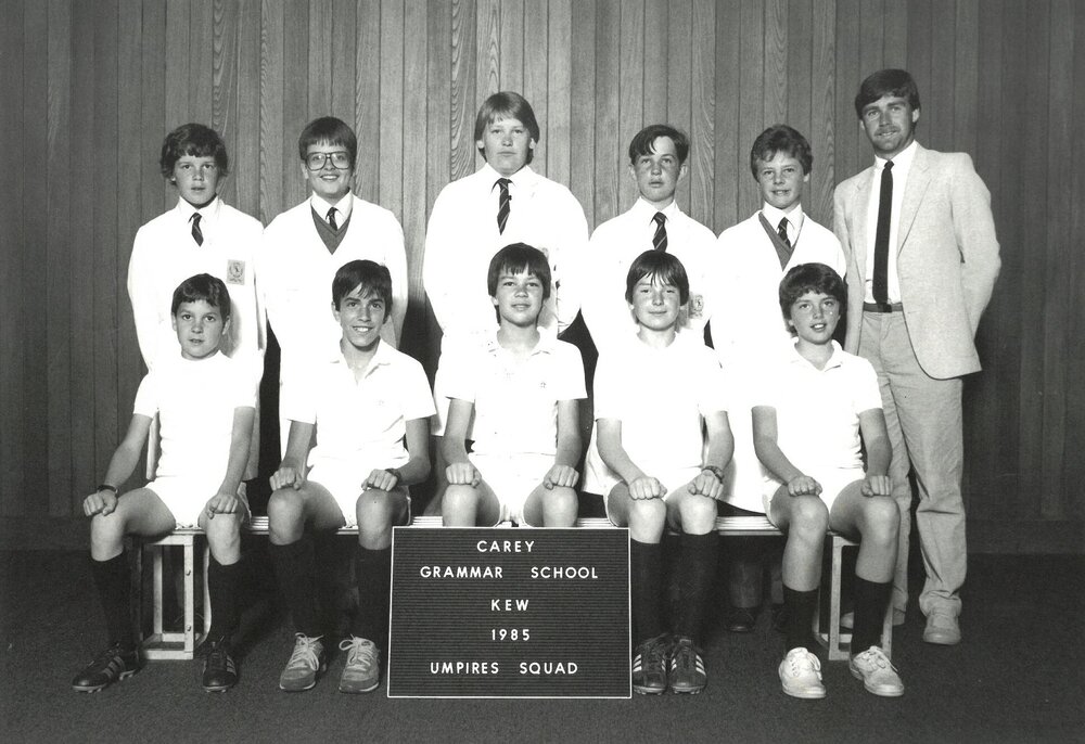 Umpires squad, 1985