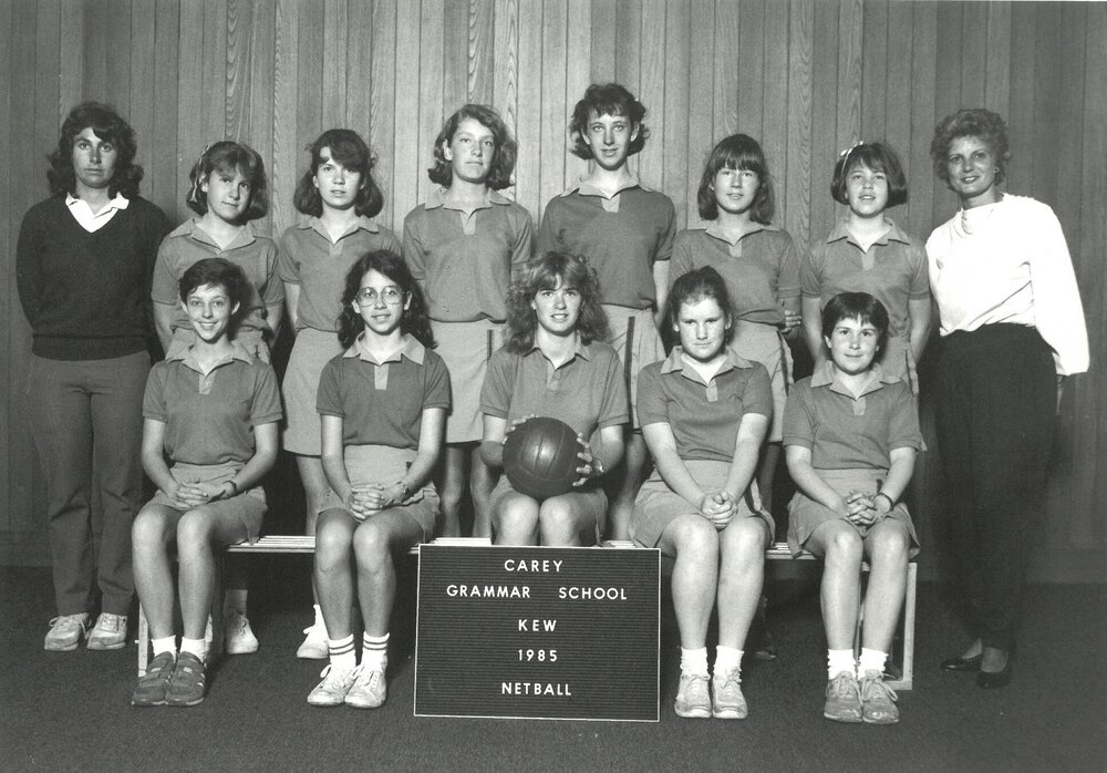 Netball team, 1985