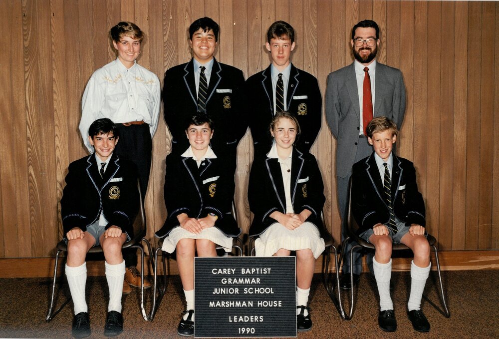 Junior School Marshman House leaders, 1990