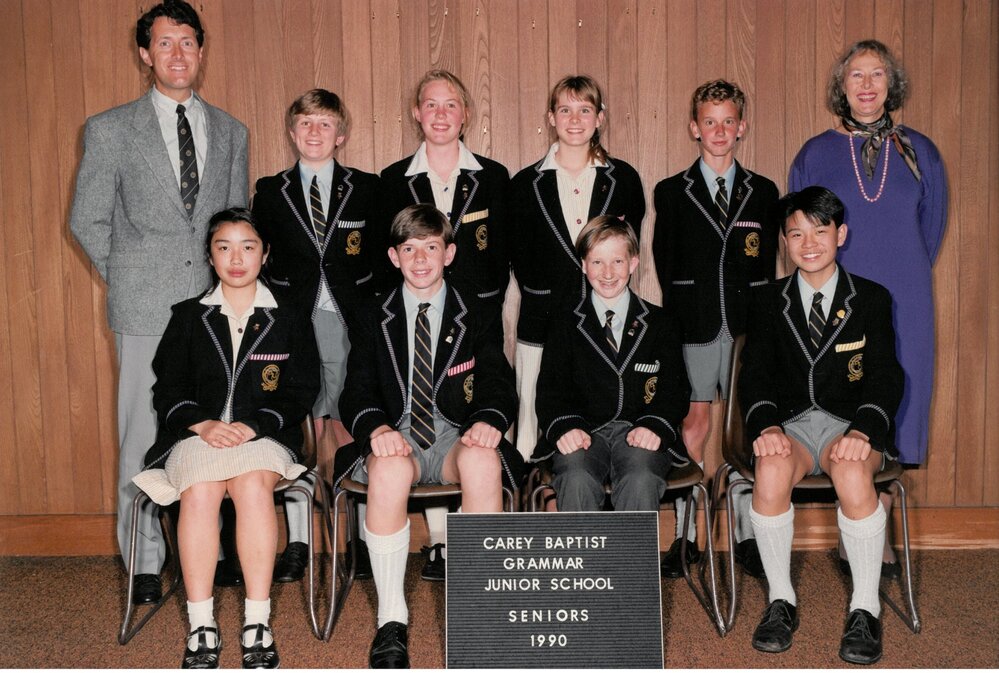 Junior School seniors, 1990